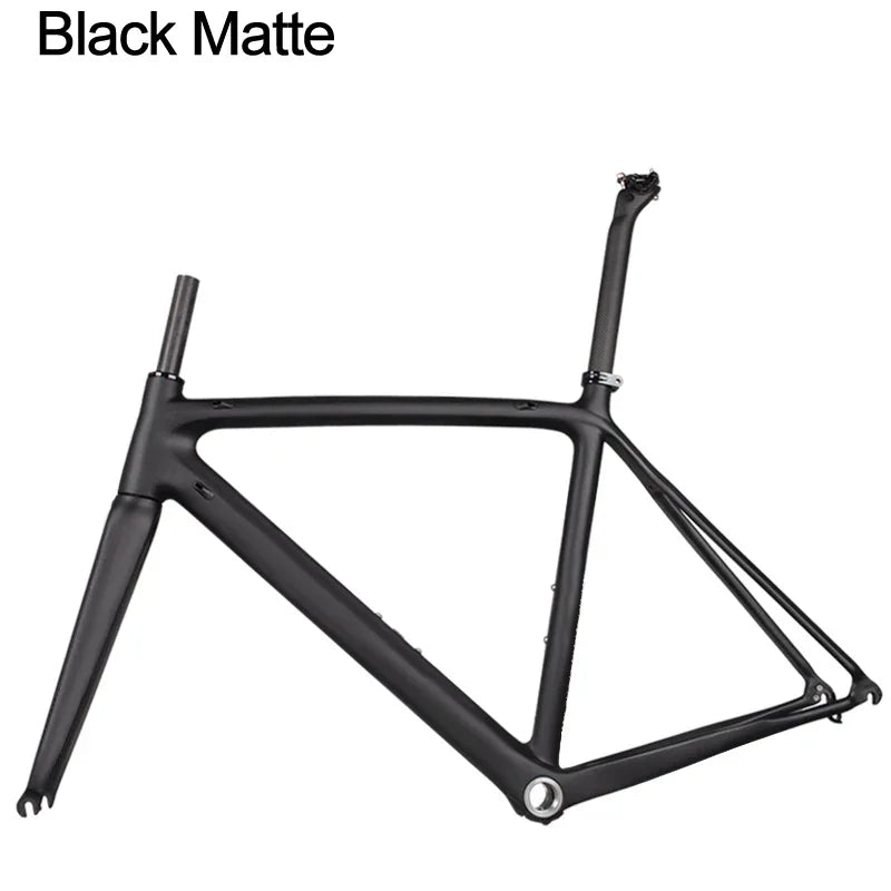Customized Color carbon bike frames for road bicycles road frame T1000 Carbon Fibre 700C V-Brake Di2 And Mechanical Both