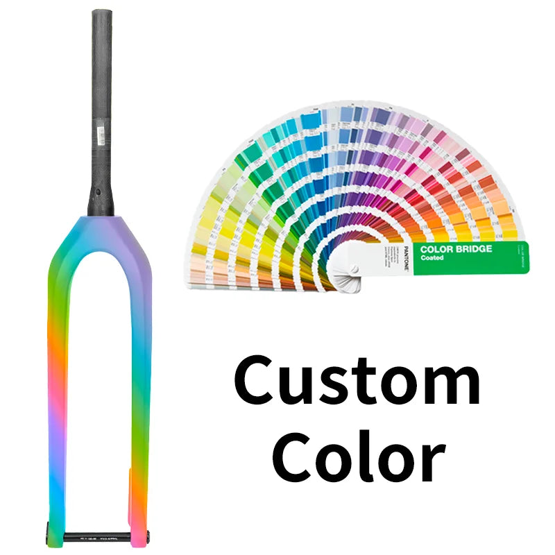 MTB Rigid Fork Diameter 28.6mm Straight Tube Mountain Bike Forks Carbon Fiber Bicycle Front Fork