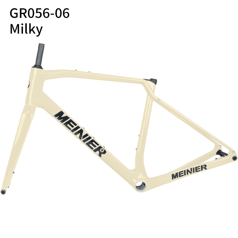 Carbon Gravel Frame Hub142x12mm Axle Disc Brake T47 Cyclocross Frame with Integrated Handlebar Gravel Bicycle Frame