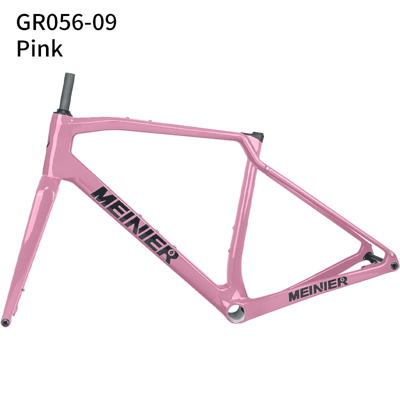 Carbon Gravel Frame Hub142x12mm Axle Disc Brake T47 Cyclocross Frame with Integrated Handlebar Gravel Bicycle Frame