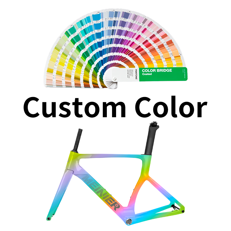 Wholesale Factories Carbon Fiber Road Bike Frame 700C Max 32C Tire Carbon Road Bike Frame Disc Brake Racing Bike Frame