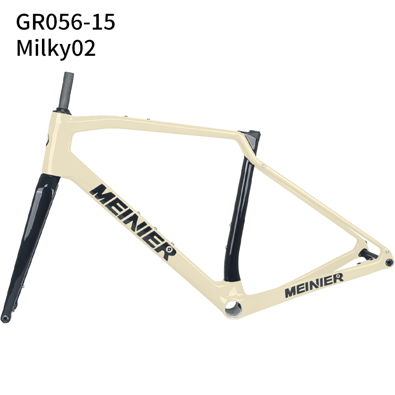 Carbon Gravel Frame Hub142x12mm Axle Disc Brake T47 Cyclocross Frame with Integrated Handlebar Gravel Bicycle Frame