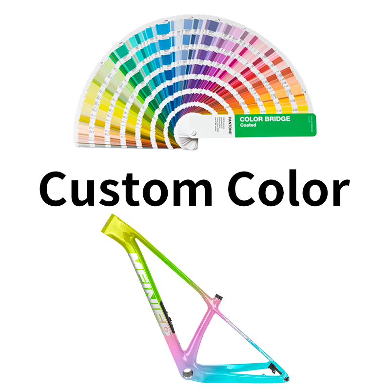 Carbon Hardtail Frame 29er 148x12mm Boost UDH MTB Frame Snake Pattern Carbon Fiber Mountain Bike Frame High Performance Lightweight