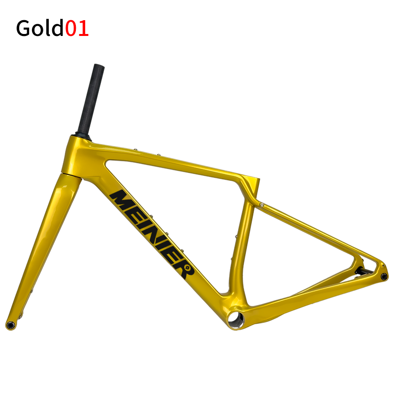 Lightweight Carbon Gravel Bike Frame 700Cx47C Max Tire 142x12mm Axle Disc Brake Cyclocross Frame
