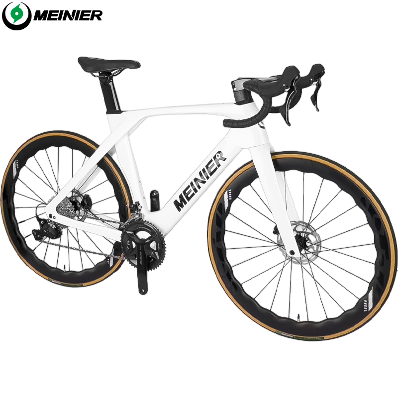 Full Carbon Road Bike WithShimano105 RD-R7120 Hydraulic Disc Brake Racing Bike 24 Speed Internal Cable Routing 700c Road Bike
