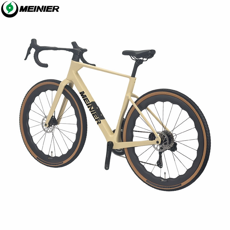 GRL615 Plus Full Carbon Gravel Road Bike 105 R7170 Di2 2x12S Full Internal Cable Routing Carbon Fiber Frame All Road Bicycle