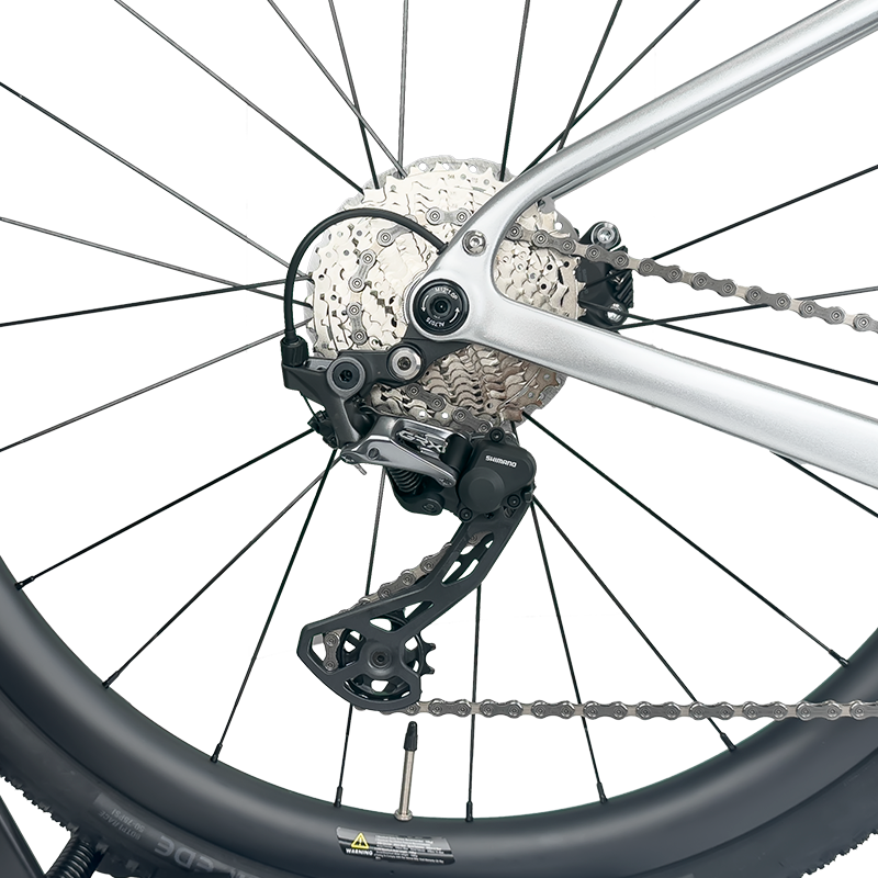 MEINIER Carbon Fiber Gravel Bike GRX BR600 2X11S Hydraulic Disc Brake Gravel Road Bike for Bikepacking and Longer Journeys