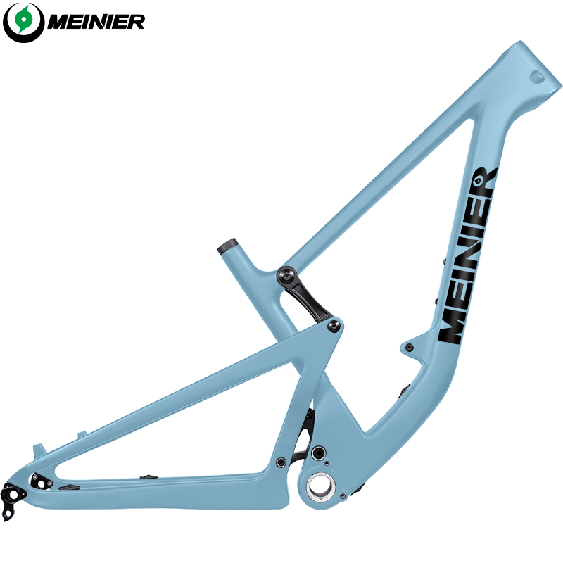 Lightweight 29er full suspension frame mtb Customizable Colors Soft Tail MTB Frame Carbon Fiber Mountain Bike Frame Boost 148x12mm UDH