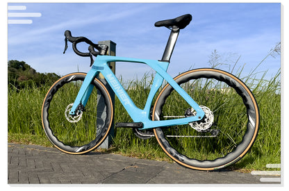 High Qulity Carbon Fiber Road Bike T47 Bottom Bracket 47/50/52/54/56/58cm Disc Carbon  Racing Bike for Men and Women