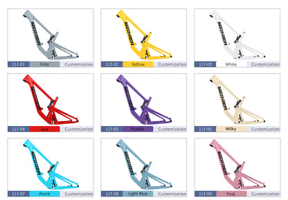 Hot Selling Products Full Suspension Frame Boost 148x12mm UDH BSA Carbon Mountain Bike Frame Disc Brake MTB Frame Carbon 29er