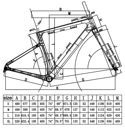 MEINIER GRL32 Carbon Gravel Bike Frame Thru Axle 148x12mm Disc Brake Cyclocross Frame Max 32x2.4 Tires