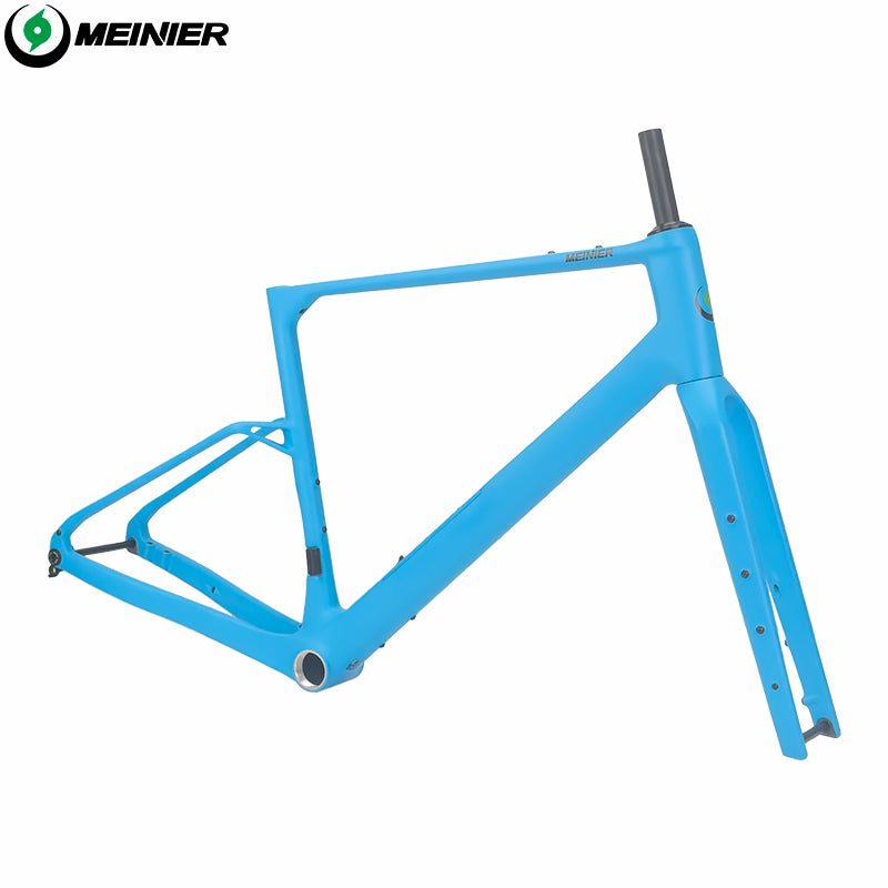G26 Carbon Gravel Frameset with Full Carbon Fiber Storage Tool Box Cyclocross Frameset Max Tire 700Cx50C Disc Brake