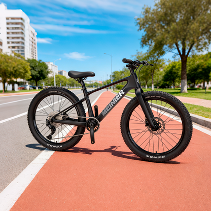 24 Inch Carbon Mountain Bike Internal Cable Routing T47 Bottom Bracket 10Speed Disc Brake Lightweight MTB