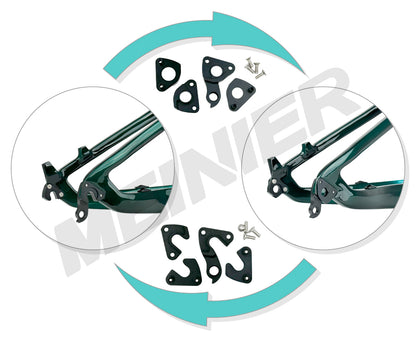 24 Inch MTB Bike Frame for Kids Bike Max 2.35Tire 142x12mm Disc Brake Mountain Bike Frame Lightweight