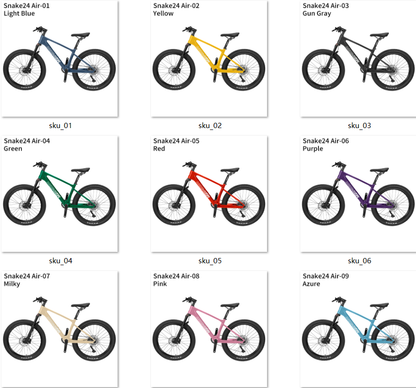 Carbon Fiber Mountain Bike 24 inch Kids' bikes Disc Brake SHIMANO DEORE4100 10 Speed bike for kids