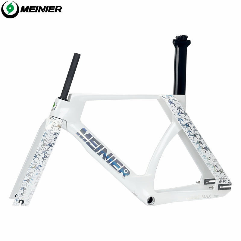 New TR88 Carbon Fixed Gear Frame Single Speed High Performance Track Frameset Max 700Cx28C Tire