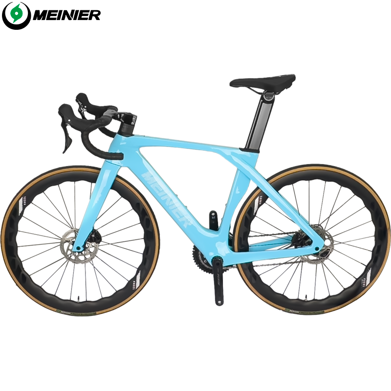 High Qulity Carbon Fiber Road Bike T47 Bottom Bracket 47/50/52/54/56/58cm Disc Carbon  Racing Bike for Men and Women