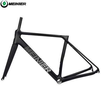 Carbon Road Bike Frameset 130x9mm Hub Lightweight V-Brake Racing Frame 700C Max 28C Tire