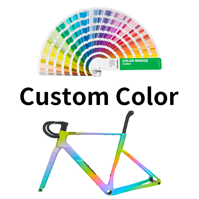 MEINIER GRL17 Gravel Frame Carbon Disc Brake Max Tire 700x57C Tool Box Custom Colors Road Bike Frame Lightweight Adventure