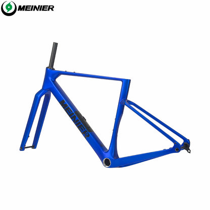 GRL15 Carbon Cyclocross Frameset Max Tire 700Cx57C Disc Brake Internal Cable Routing Gravel Frame with Tool Box UDH