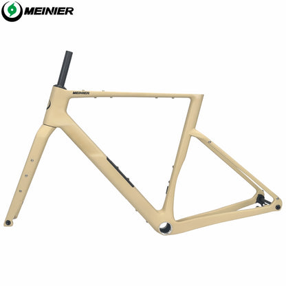 MEINIER GRL17 Gravel Frame Carbon Disc Brake Max Tire 700x57C Tool Box Custom Colors Road Bike Frame Lightweight Adventure