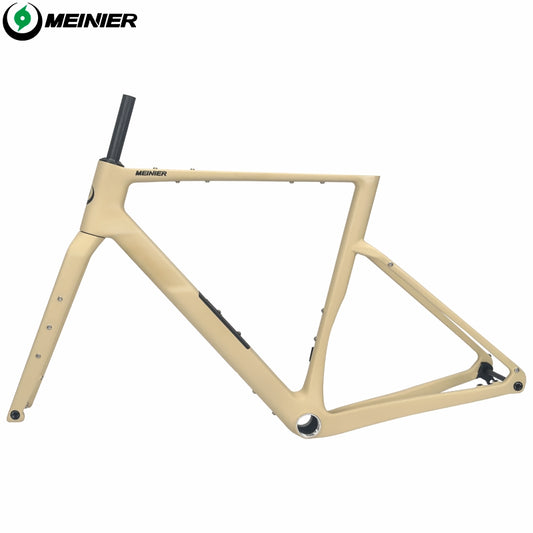 MEINIER GRL17 Gravel Frame Carbon Disc Brake Max Tire 700x57C Tool Box Custom Colors Road Bike Frame Lightweight Adventure