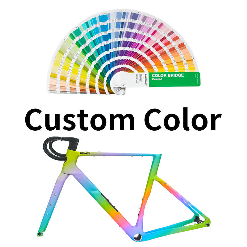 MEINIER GRL17 Gravel Frame Carbon Disc Brake Max Tire 700x57C Tool Box Custom Colors Road Bike Frame Lightweight Adventure
