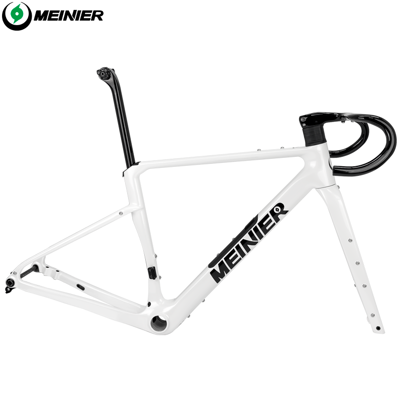 New Carbon Gravel Frameset with Integrated Handlebar UDH Hanger Lightweight Road Bike Frame Set