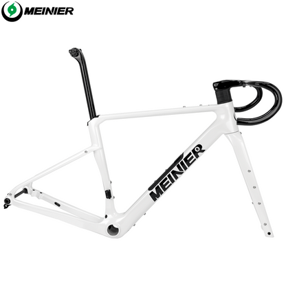 New Carbon Gravel Frameset with Integrated Handlebar UDH Hanger Lightweight Road Bike Frame Set