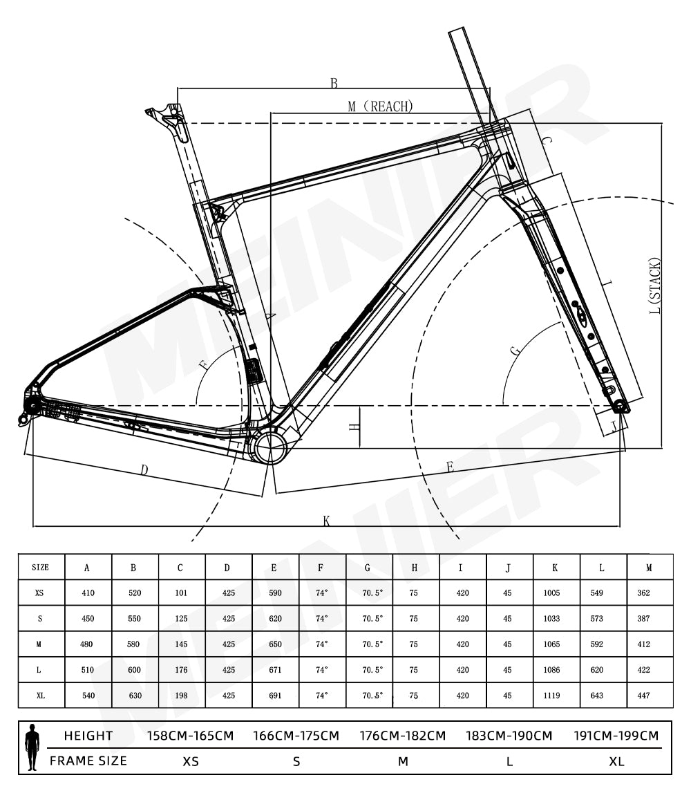 G26 Carbon Gravel Frameset with Full Carbon Fiber Storage Tool Box Cyclocross Frameset Max Tire 700Cx50C Disc Brake