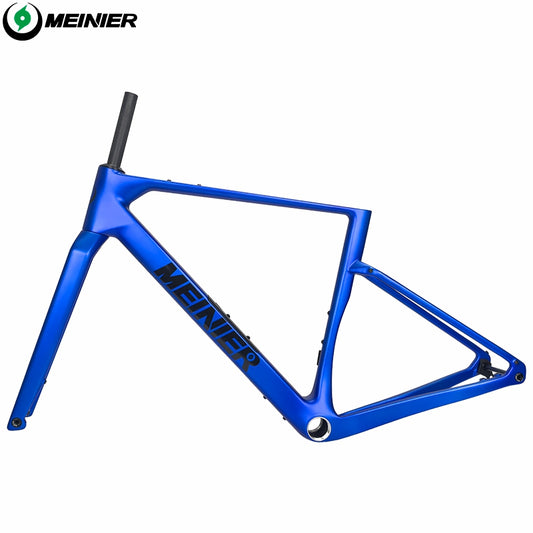 GRL15 Carbon Cyclocross Frameset Max Tire 700Cx57C Disc Brake Internal Cable Routing Gravel Frame with Tool Box UDH