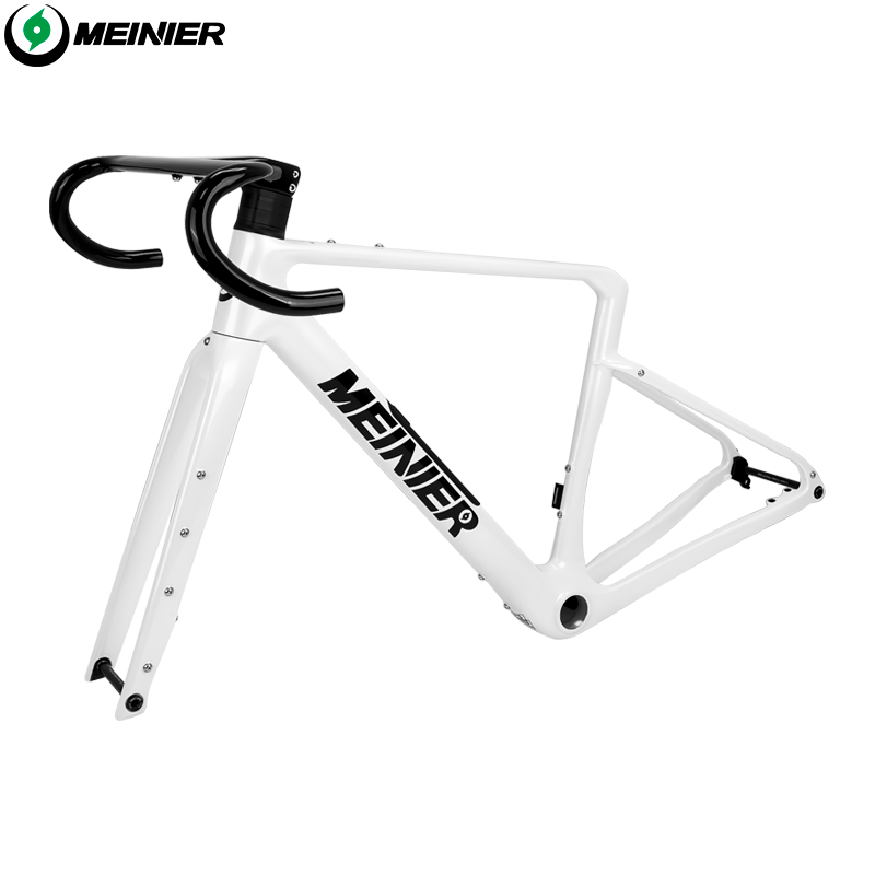 New Carbon Gravel Frameset with Integrated Handlebar UDH Hanger Lightweight Road Bike Frame Set