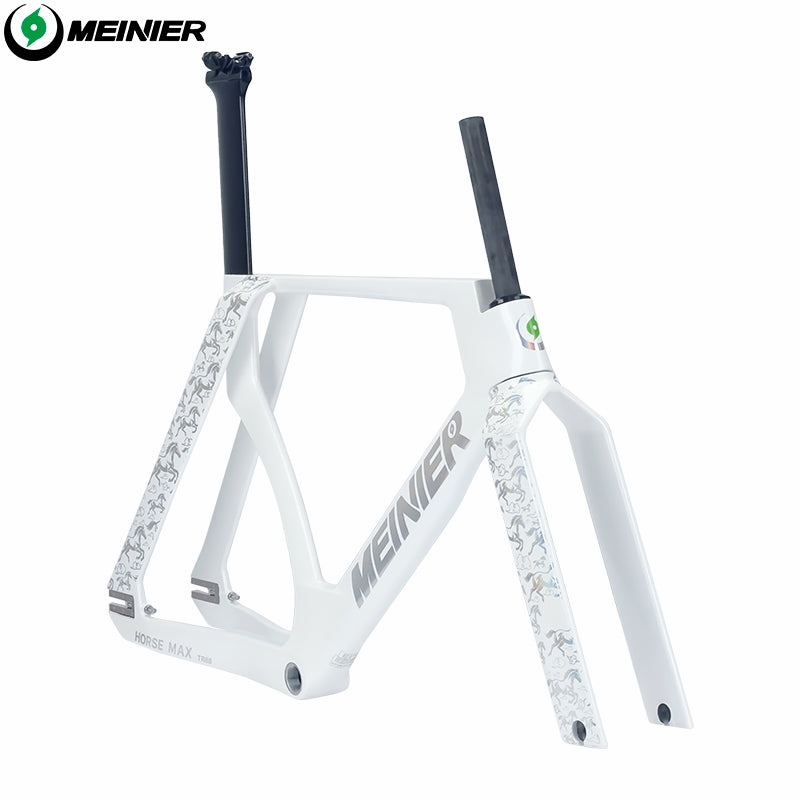 New TR88 Carbon Fixed Gear Frame Single Speed High Performance Track Frameset Max 700Cx28C Tire
