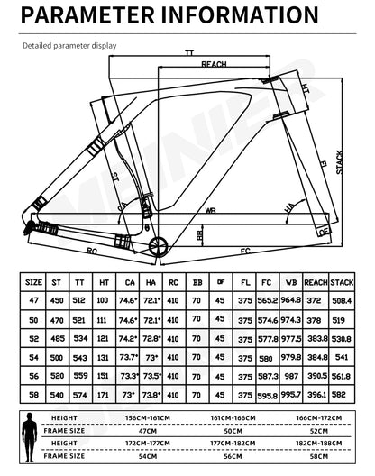 MEINIER Carbon Road Bike Hydraulic Disc Brake 88mm Carbon Wheelset R7120 2x12 Speed Internal Cable Routing Racing Bike