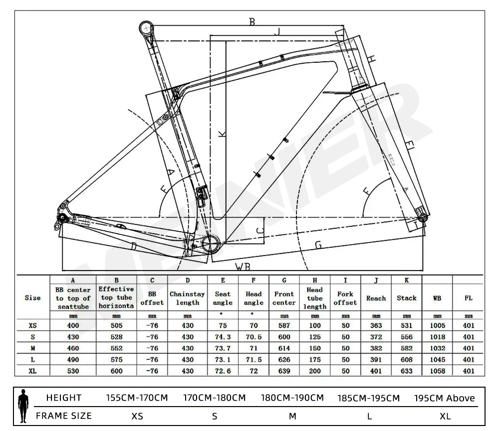 Carbon Gravel Frame Hub142x12mm Axle Disc Brake T47 Cyclocross Frame with Integrated Handlebar Gravel Bicycle Frame