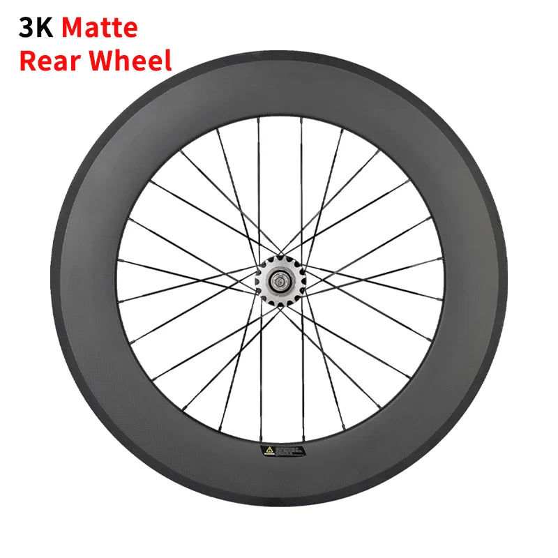 Carbon Racing Bike Wheels Front 88MM Rear 88MM Rim Brake Track Bike Wheels 700c