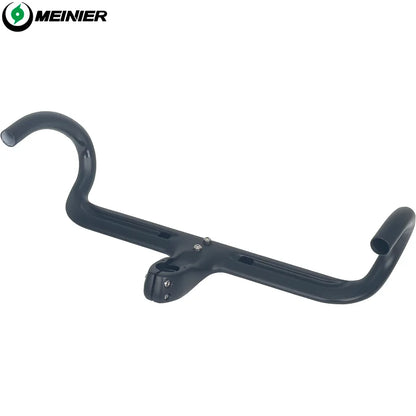 Full Carbon Gravel Bike Handlebar Integrated Drop Bar Fully Hidden Cable Original Bicycle Handlebar for Gravel Road Bike