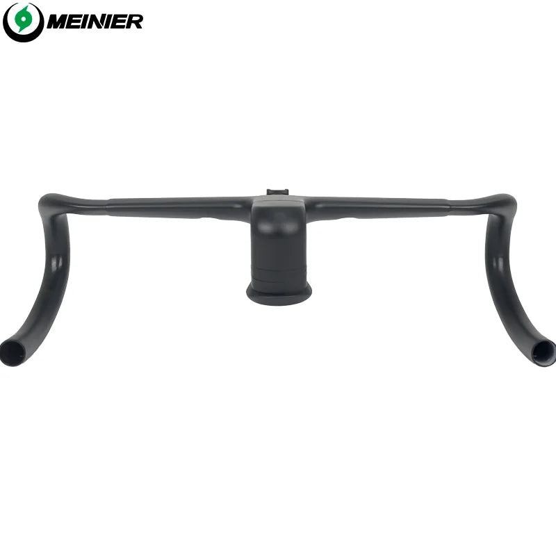 Carbon Fiber Road Bike Carbon Handlebar 420x90/100/110/120mm Integrated Handlebar Fully Hidden Cabel