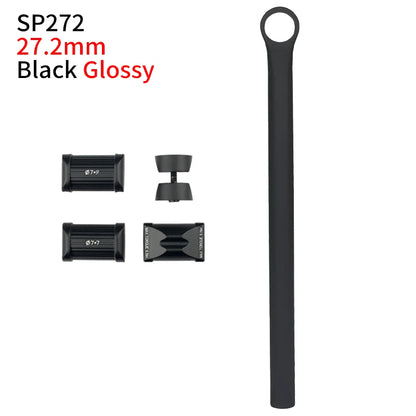 27.2mm/31.6mm Bicycle Seat Post MTB Road Bike Seatpost Super Light Seatpost Carbon Customizable Length