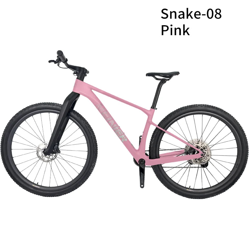 29er Carbon Mountain Bike with Fully Hidden Handlebar Hardtail Mountain Bike Super Light Disc Carbon Fiber Mtb Bike