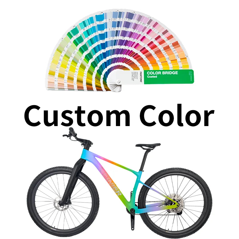 29er Carbon Mountain Bike with Fully Hidden Handlebar Hardtail Mountain Bike Super Light Disc Carbon Fiber Mtb Bike