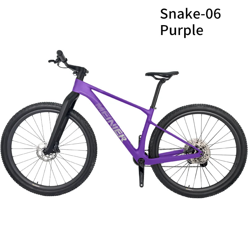 29er Carbon Mountain Bike with Fully Hidden Handlebar Hardtail Mountain Bike Super Light Disc Carbon Fiber Mtb Bike