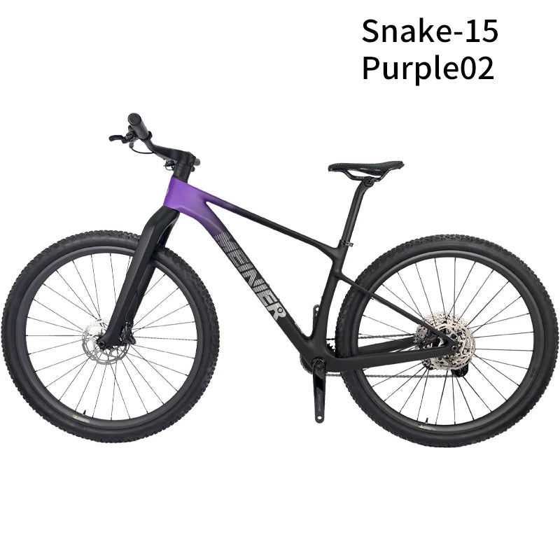 29er Carbon Mountain Bike with Fully Hidden Handlebar Hardtail Mountain Bike Super Light Disc Carbon Fiber Mtb Bike