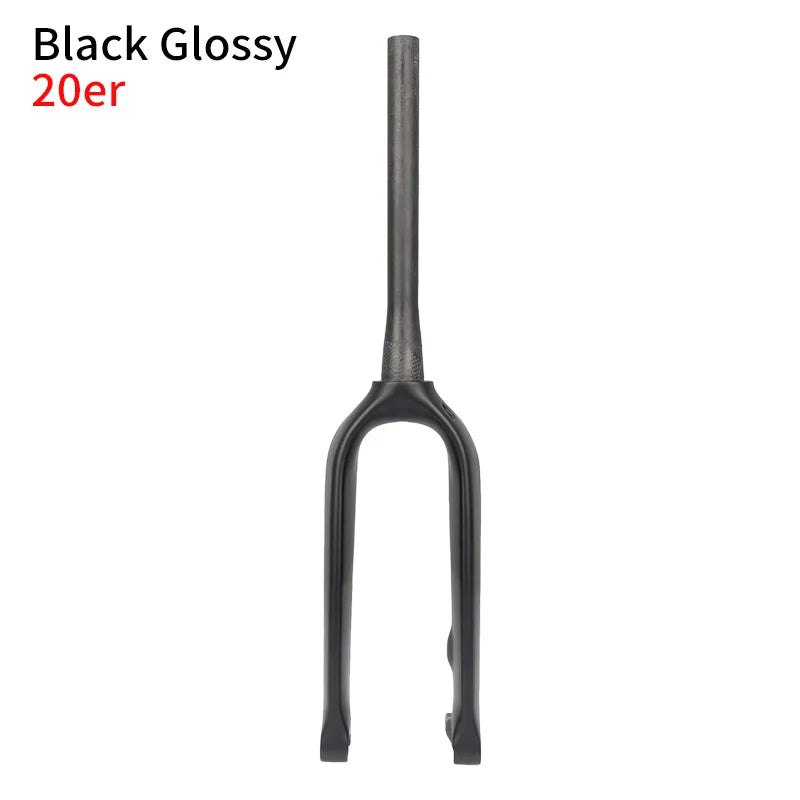 Lightweight Carbon Fiber MTB Rigid Fork 20er 24er Customizable Color 28.6mm Bicycle Front Fork