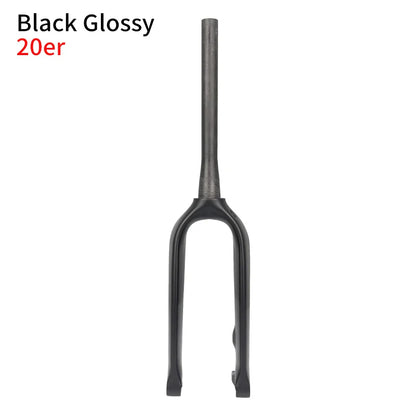 Lightweight Carbon Fiber MTB Rigid Fork 20er 24er Customizable Color 28.6mm Bicycle Front Fork