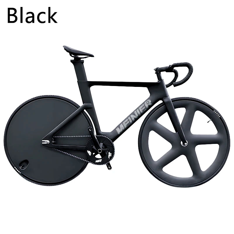 700C carbon bike Fixed Gear track bike bicycle Single Speed track bike Carbon Fiber Front  5 Spokes carbon rear closed Wheelset