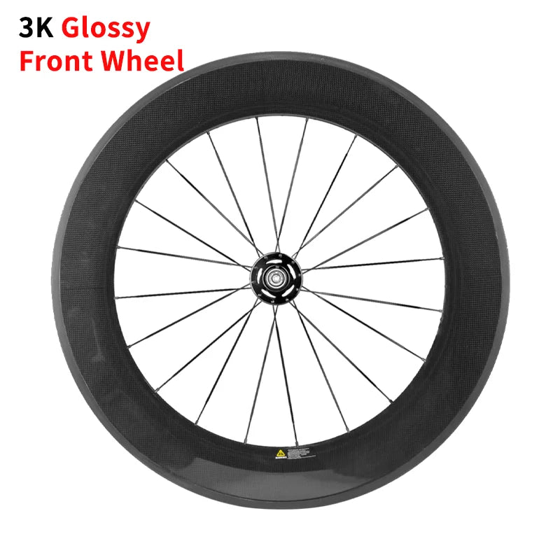 Carbon Racing Bike Wheels Front 88MM Rear 88MM Rim Brake Track Bike Wheels 700c
