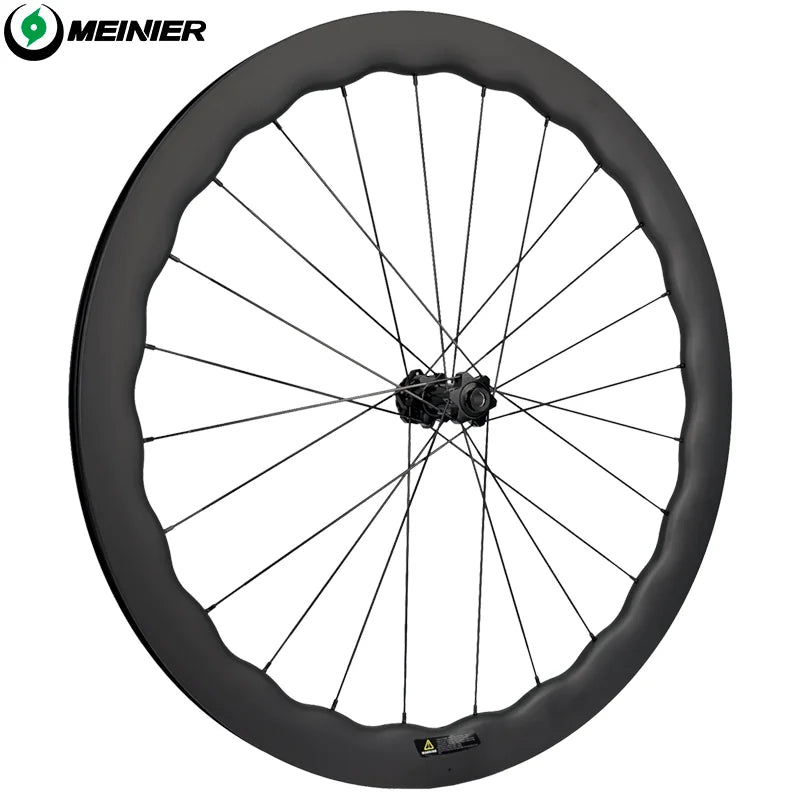 700C Carbon Road Bike Wheelset 55mm Rim Depth Disc Brake Lightweight Racing Wheels for Road Bikes