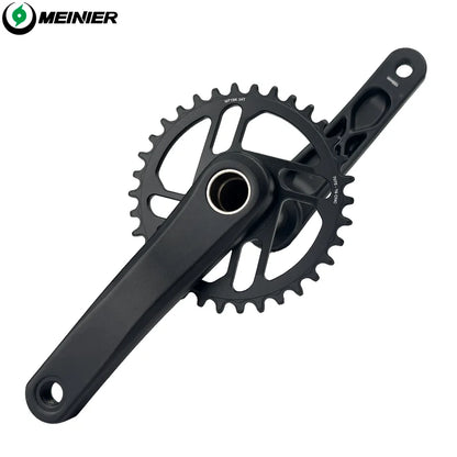 24er Kids Bike Crankset 155mm Aluminum Alloy MTB Crank Durable Bicycle Parts