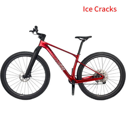 29er Carbon Mountain Bike with Fully Hidden Handlebar Hardtail Mountain Bike Super Light Disc Carbon Fiber Mtb Bike